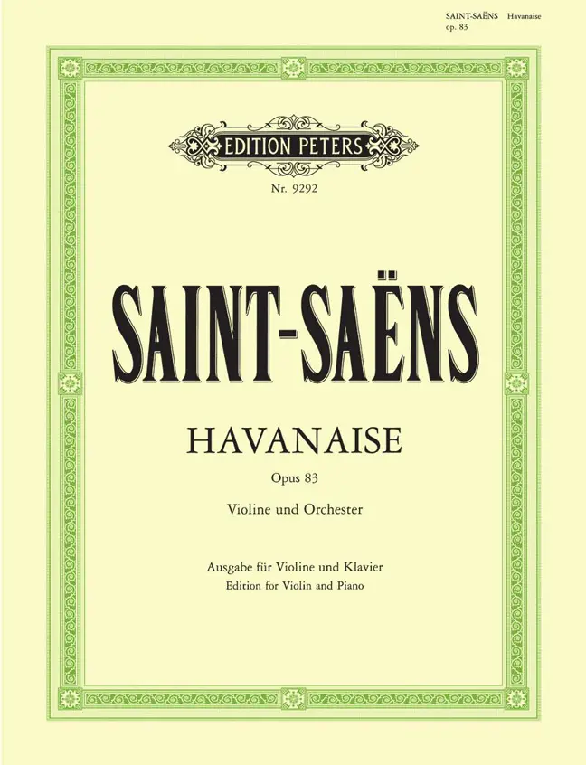 Cover: 9790014074838 | Havanaise Op.83 | Camille Saint-Saens | Buch | Edition Peters