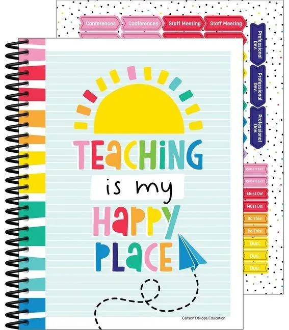 Cover: 9781483864938 | Happy Place Teacher Planner | Carson Dellosa Education | Taschenbuch