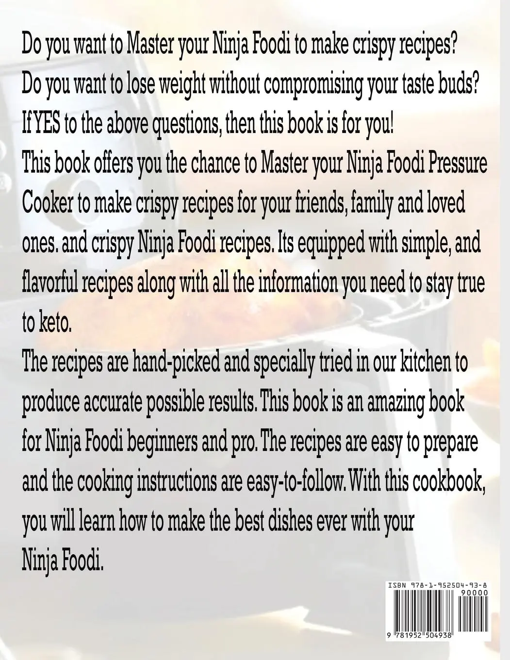 Rückseite: 9781952504938 | NINJA FOODI PRESSURE COOKER FOR BEGINNERS | Kevin Fox | Taschenbuch