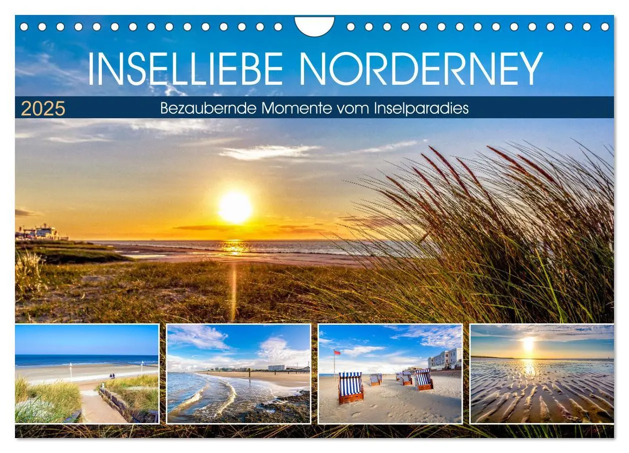 Cover: 9783435074938 | INSELLIEBE NORDERNEY (Wandkalender 2025 DIN A4 quer), CALVENDO...
