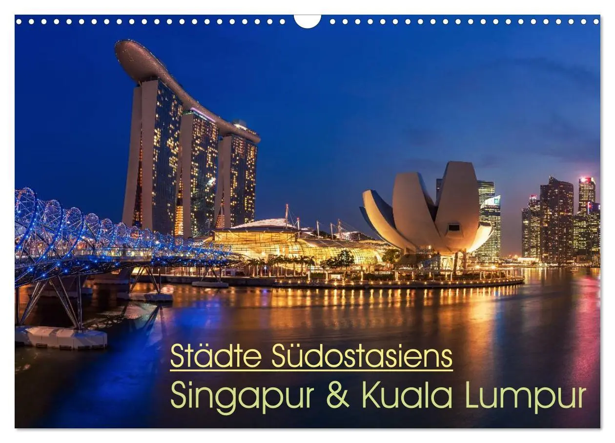 Cover: 9783516014938 | Städte Südostasiens - Singapur &amp; Kuala Lumpur (Wandkalender 2026...