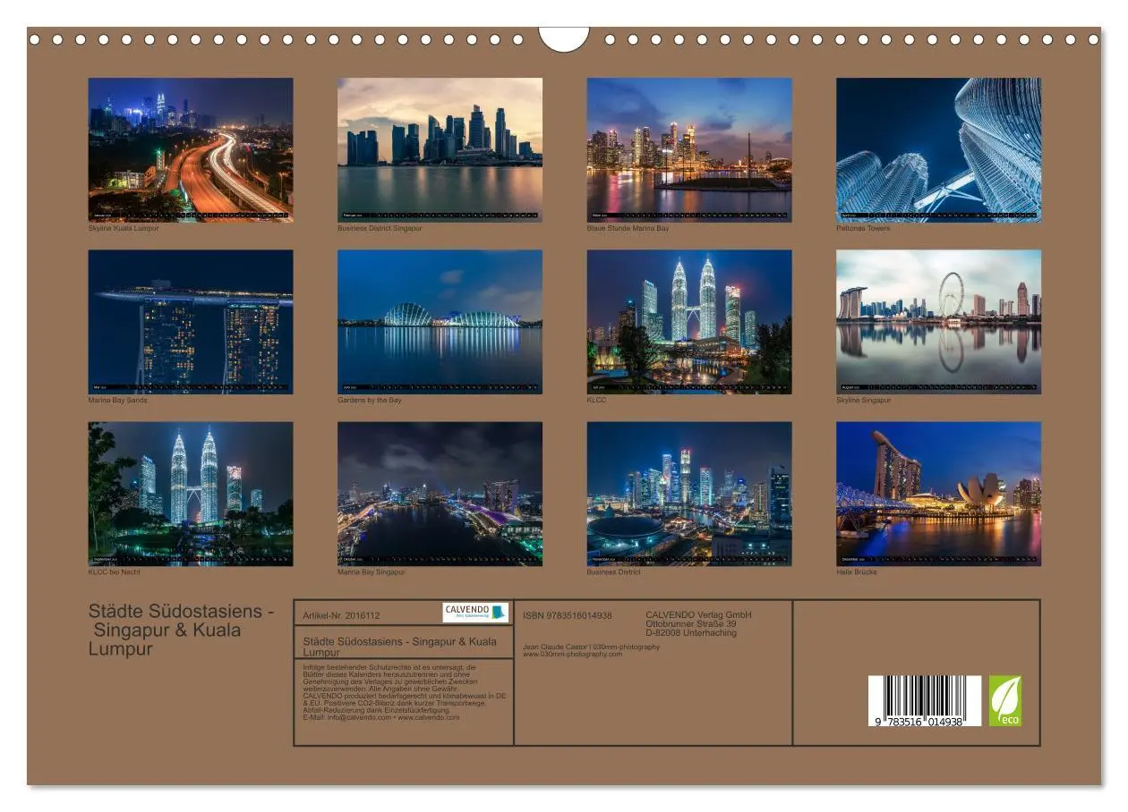 Bild: 9783516014938 | Städte Südostasiens - Singapur &amp; Kuala Lumpur (Wandkalender 2026...
