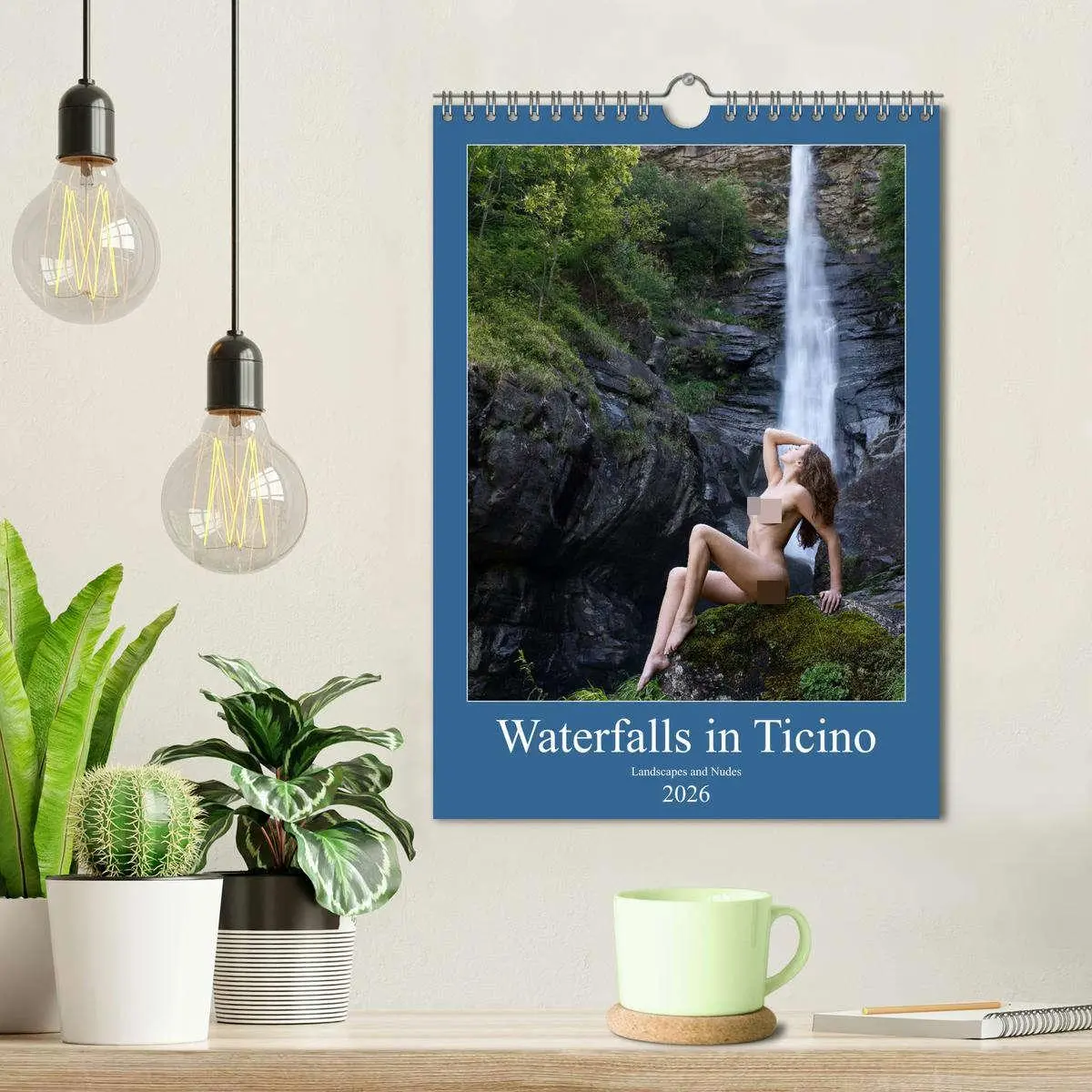 Bild: 9783516564938 | Waterfalls in Ticino (Wall Calendar 2026 DIN A4 portrait), CALVENDO...