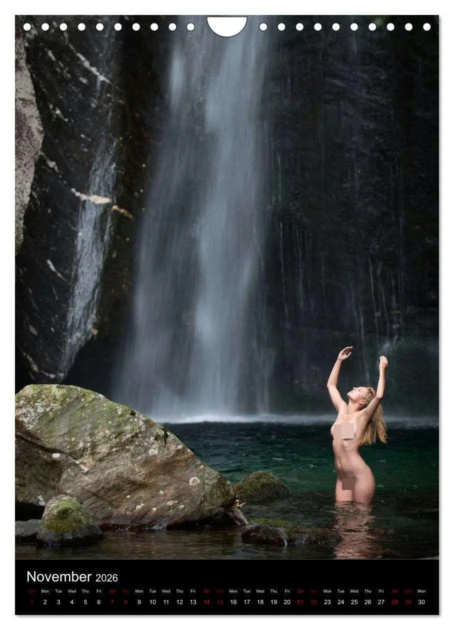 Bild: 9783516564938 | Waterfalls in Ticino (Wall Calendar 2026 DIN A4 portrait), CALVENDO...