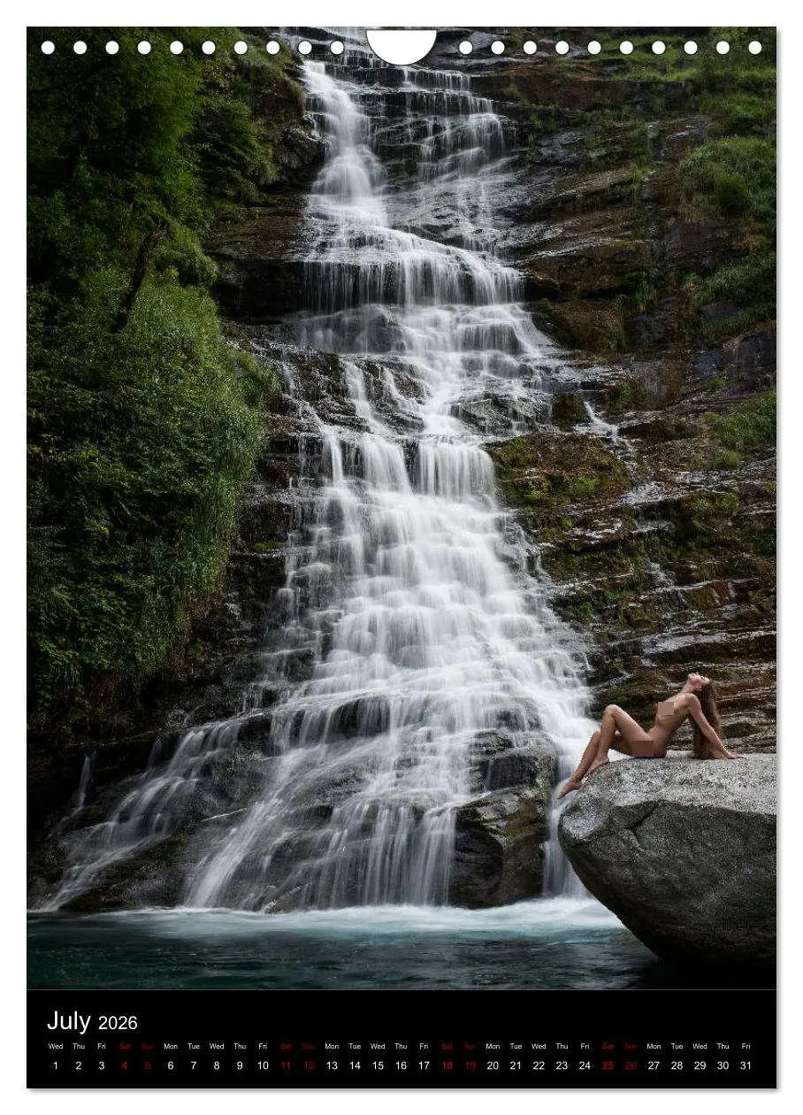 Bild: 9783516564938 | Waterfalls in Ticino (Wall Calendar 2026 DIN A4 portrait), CALVENDO...