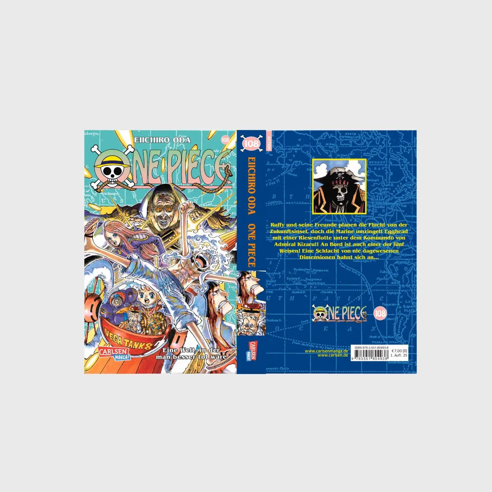 Bild: 9783551804938 | One Piece 108 | Piraten, Abenteuer und der größte Schatz der Welt!