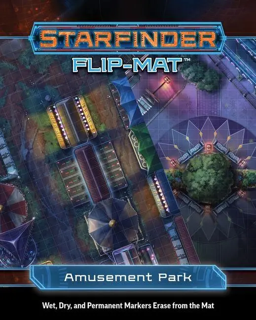 Cover: 9781640785038 | Starfinder Flip-Mat: Amusement Park | Damien Mammoliti | (Land-)Karte