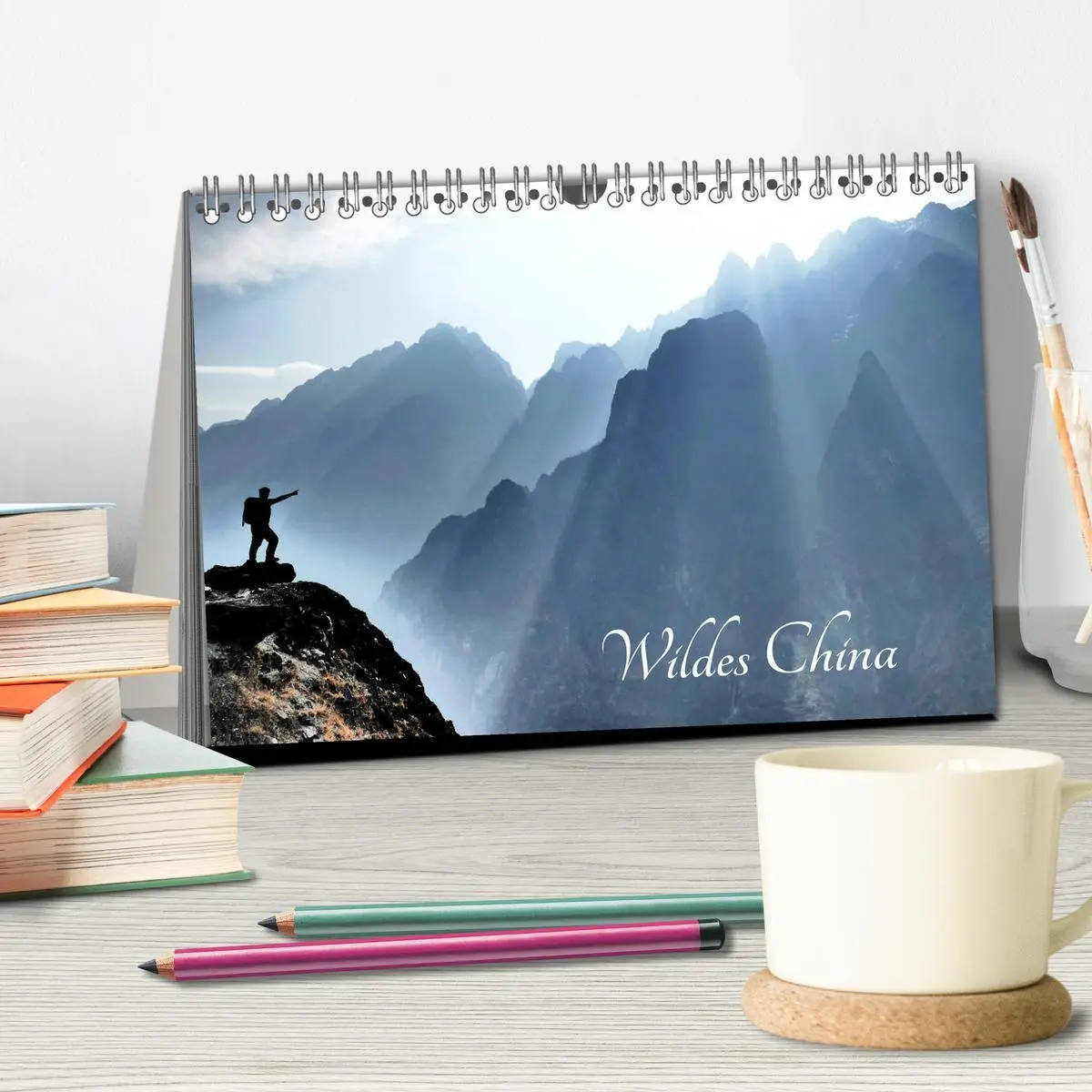 Bild: 9783457745038 | Wildes China (Tischkalender 2026 DIN A5 quer), CALVENDO Monatskalender