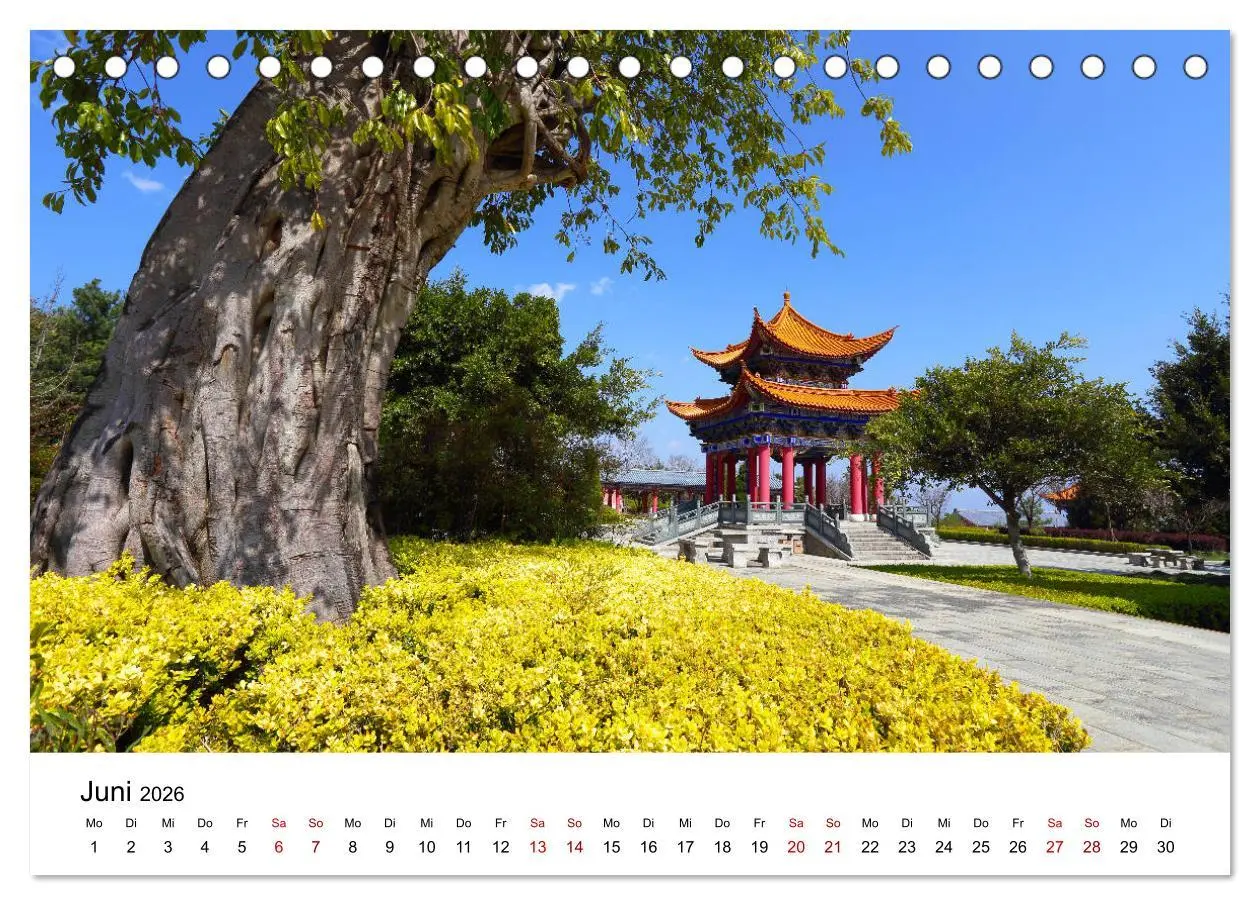 Bild: 9783457745038 | Wildes China (Tischkalender 2026 DIN A5 quer), CALVENDO Monatskalender