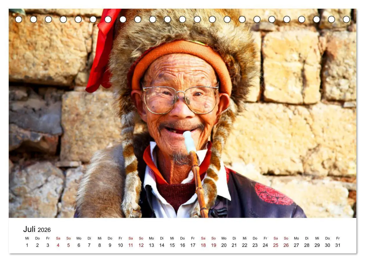 Bild: 9783457745038 | Wildes China (Tischkalender 2026 DIN A5 quer), CALVENDO Monatskalender