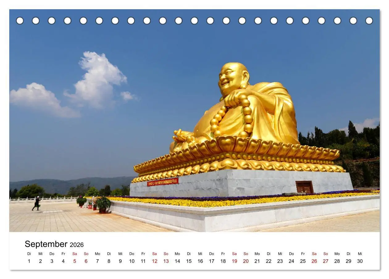 Bild: 9783457745038 | Wildes China (Tischkalender 2026 DIN A5 quer), CALVENDO Monatskalender