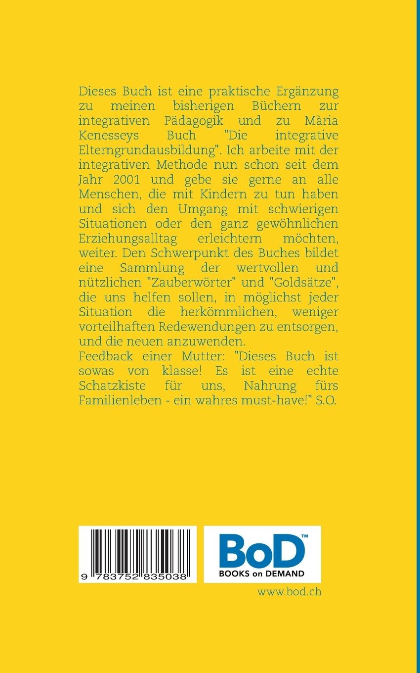 Rückseite: 9783752835038 | Zauberwörter und Goldsätze | Anahita Huber | Taschenbuch | 208 S.