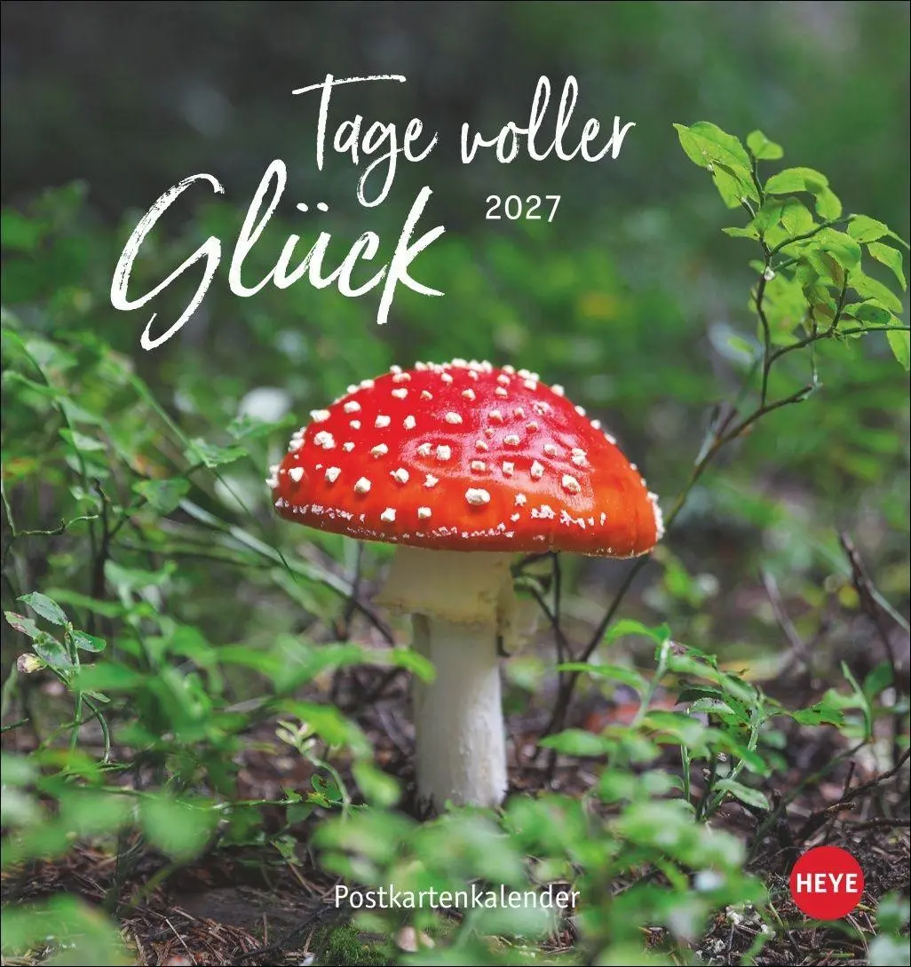 Cover: 9783756415038 | Tage voller Glück Postkartenkalender 2027 | Heye | Kalender | 13 S.