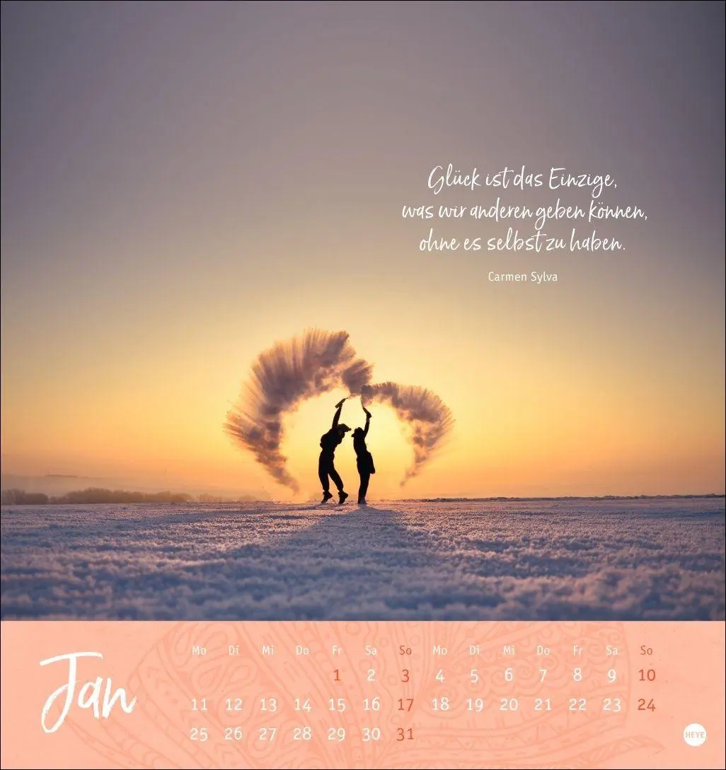 Bild: 9783756415038 | Tage voller Glück Postkartenkalender 2027 | Heye | Kalender | 13 S.