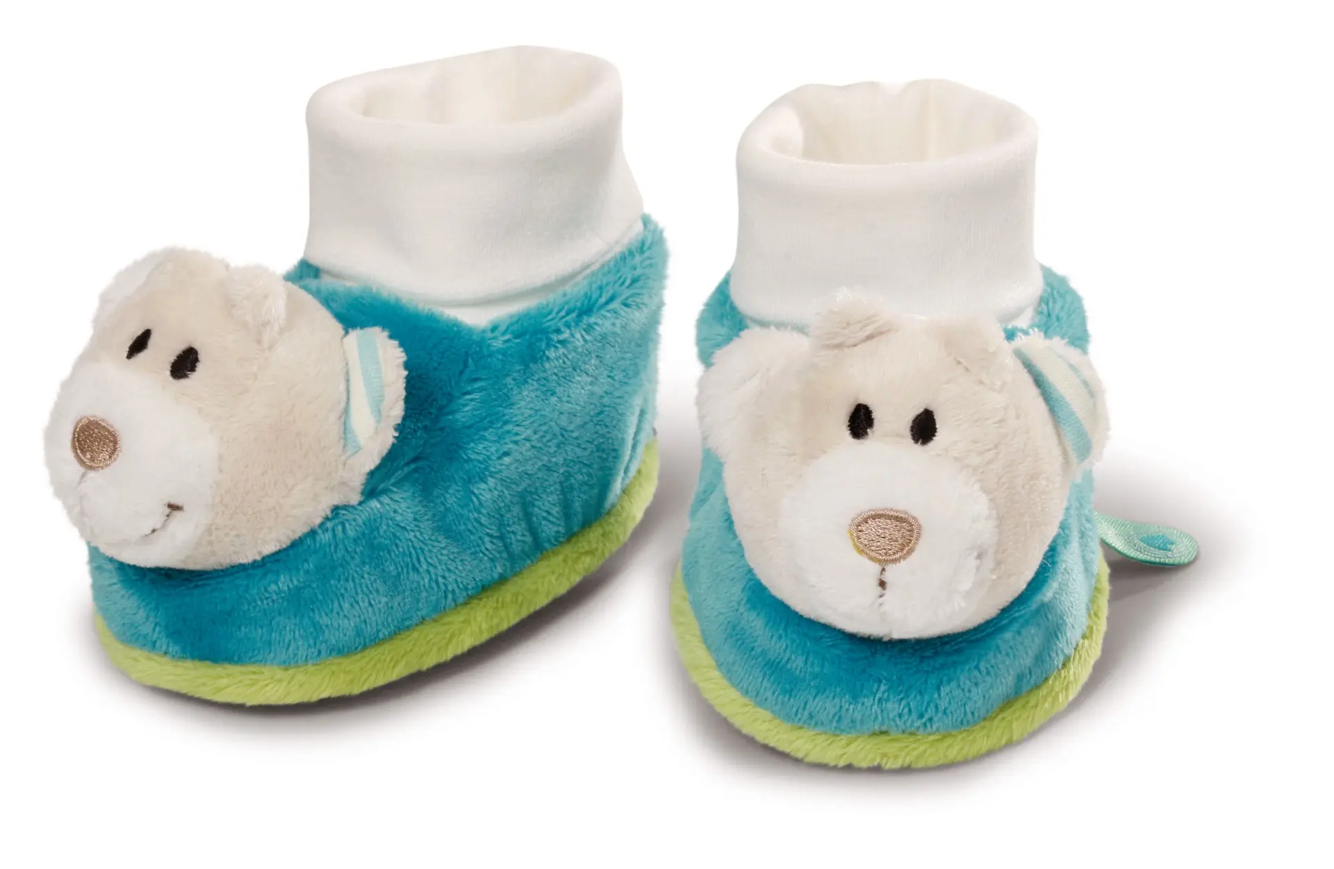Cover: 4012390445138 | Nici 44513 Babyschuhe Bär mit Rassel Plüsch | My First NICI | 44513