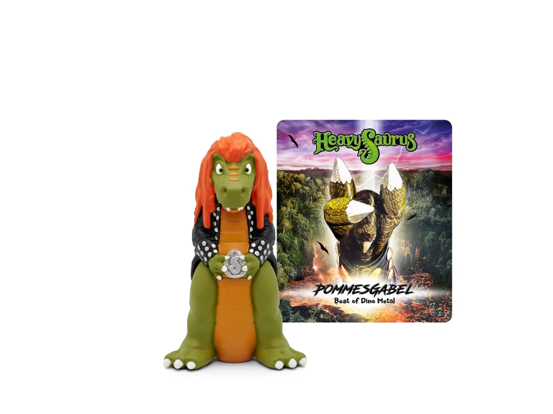 Cover: 4251192165138 | Tonies - Heavysaurus: Pommesgabel - Best of Dino Metal | Hörfigur