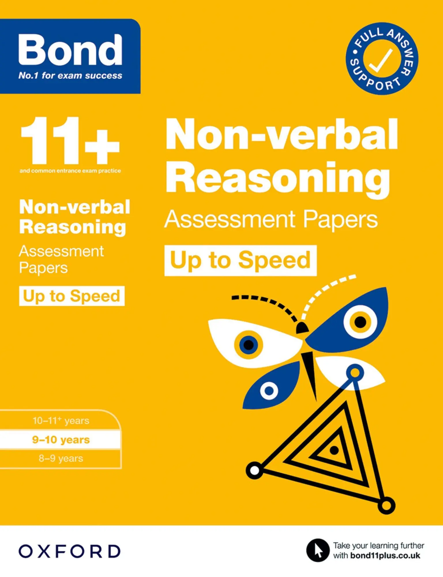 Cover: 9780192785138 | Bond 11+: Non-verbal Reasoning Up to Speed Assessment Papers with...