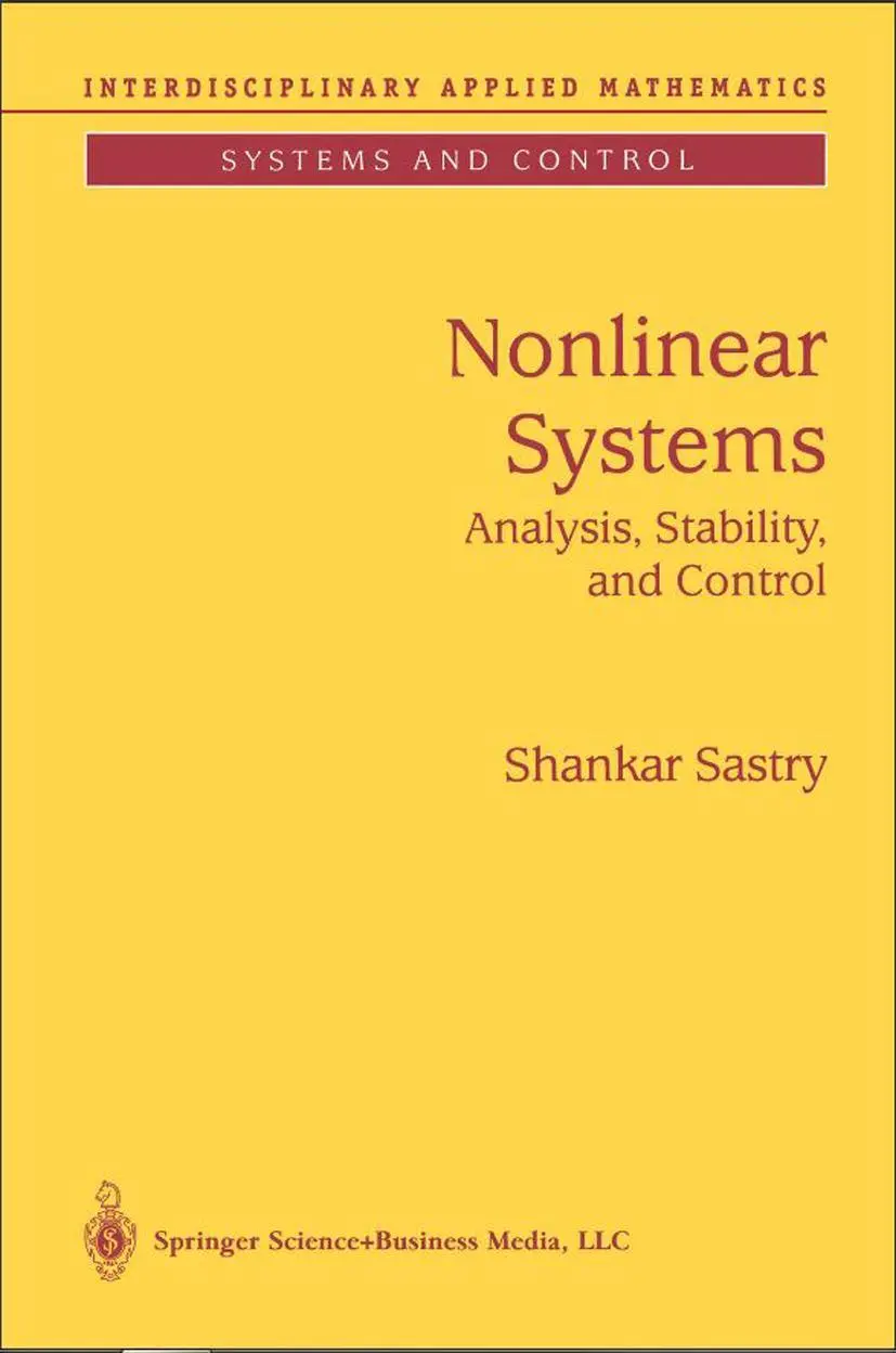 Cover: 9780387985138 | Nonlinear Systems | Analysis, Stability, and Control | Shankar Sastry