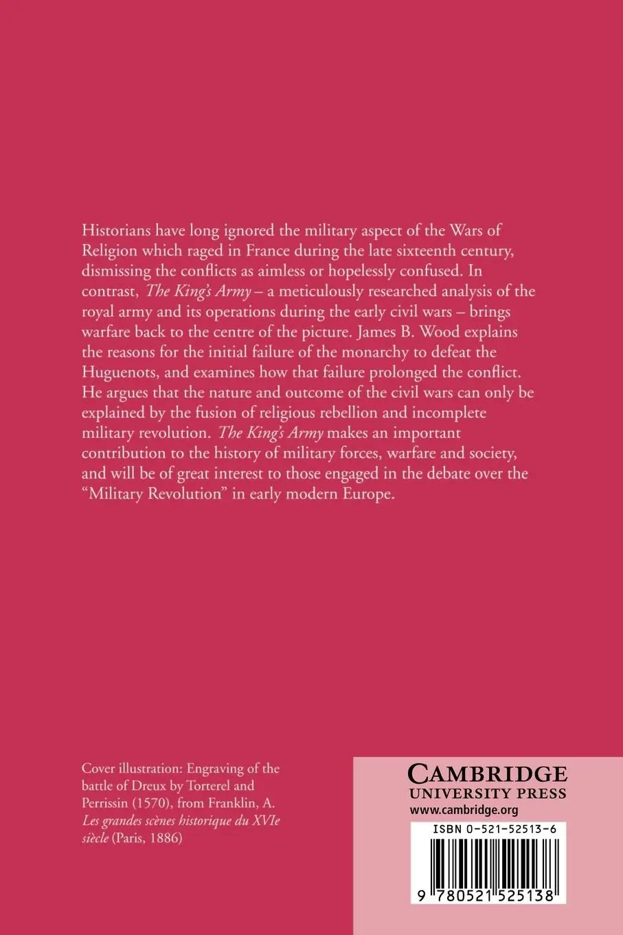 Rückseite: 9780521525138 | The King's Army | James B. Wood (u. a.) | Taschenbuch | Englisch
