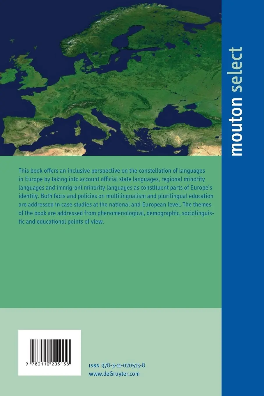 Rückseite: 9783110205138 | Multilingual Europe | Facts and Policies | Durk Gorter (u. a.) | Buch