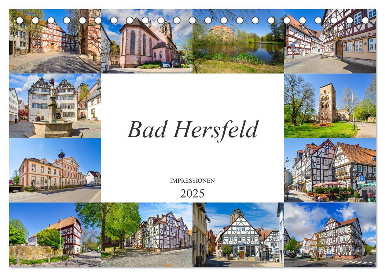 Cover: 9783435025138 | Bad Hersfeld Impressionen (Tischkalender 2025 DIN A5 quer),...