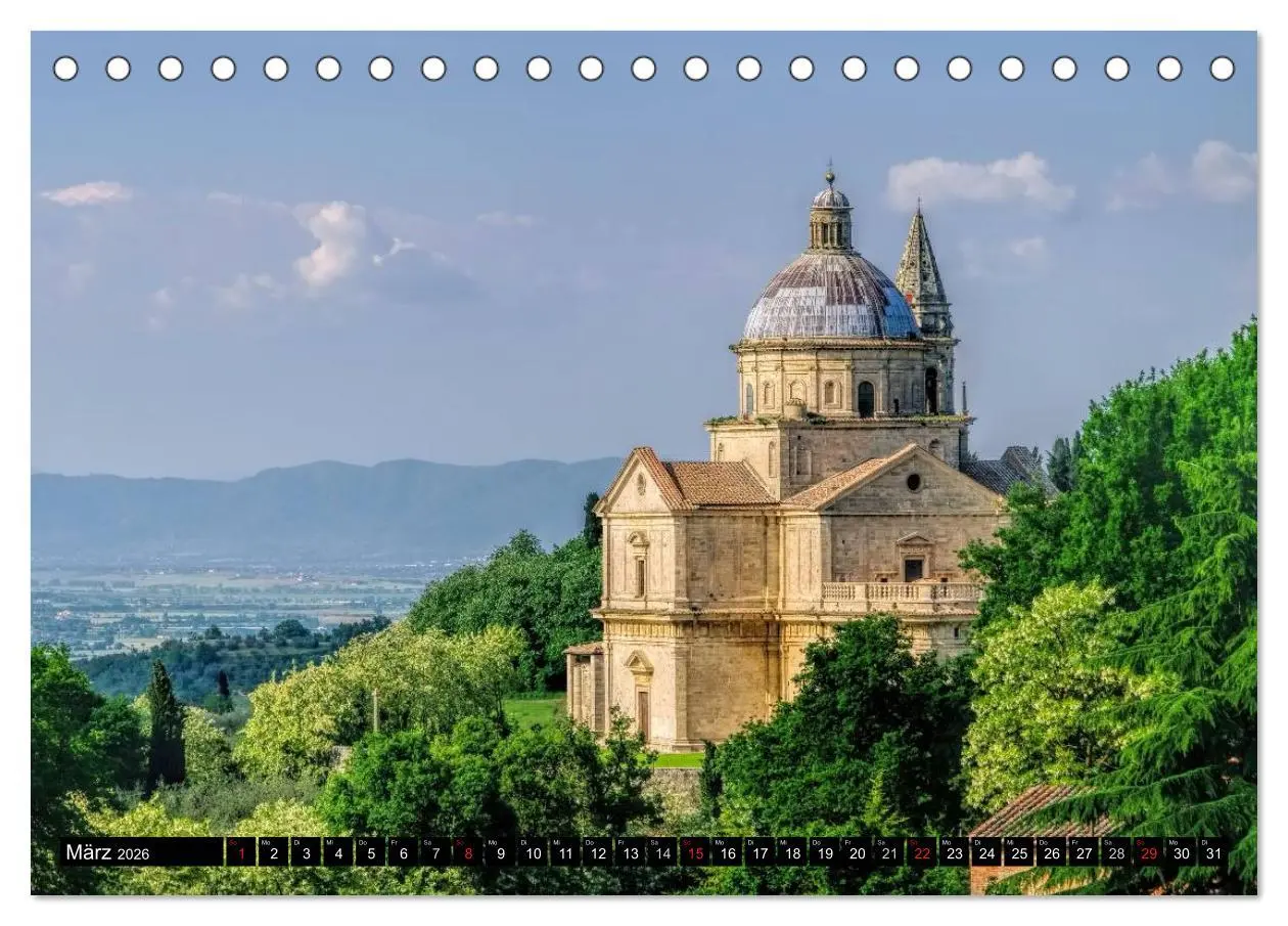 Bild: 9783516065138 | Kirchen in Italien (Tischkalender 2026 DIN A5 quer), CALVENDO...