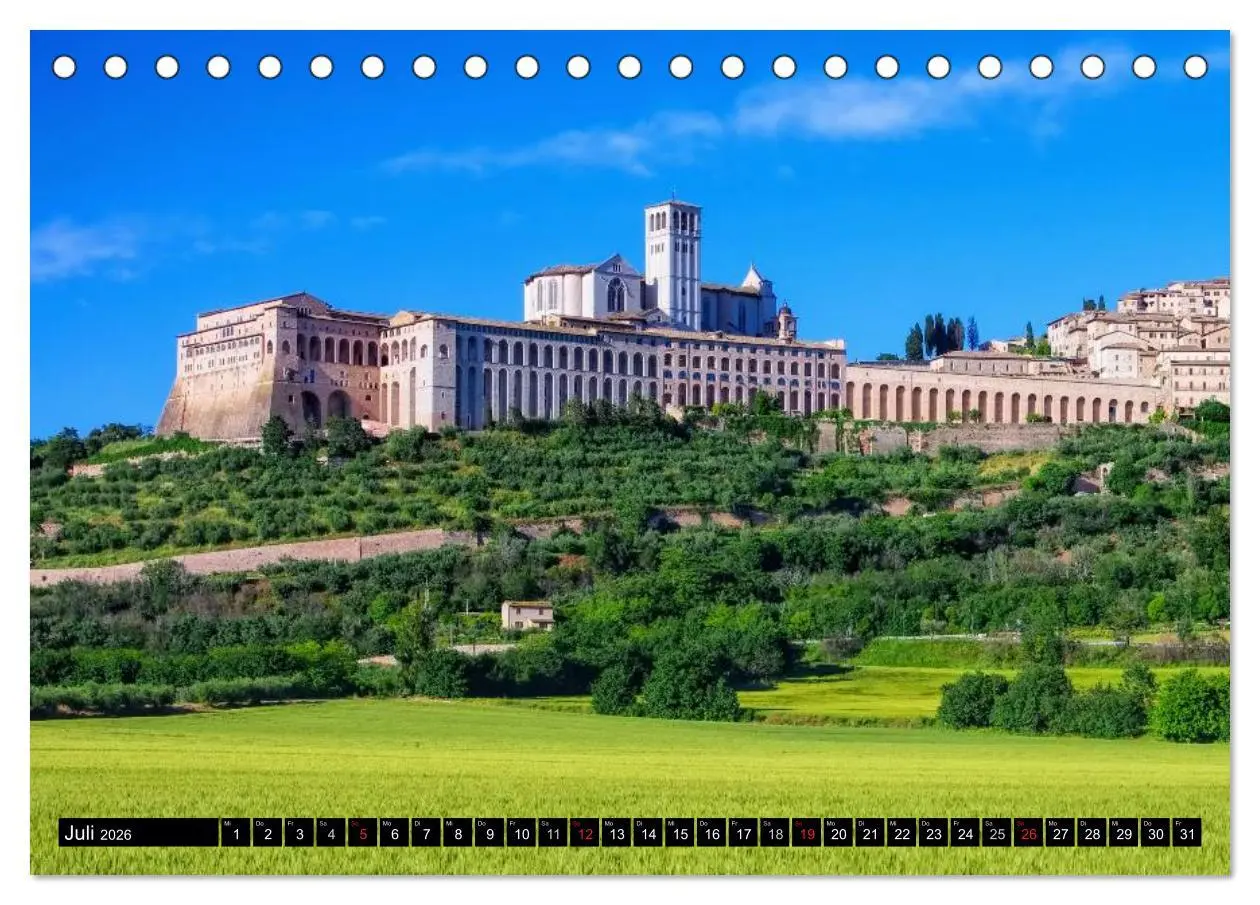 Bild: 9783516065138 | Kirchen in Italien (Tischkalender 2026 DIN A5 quer), CALVENDO...