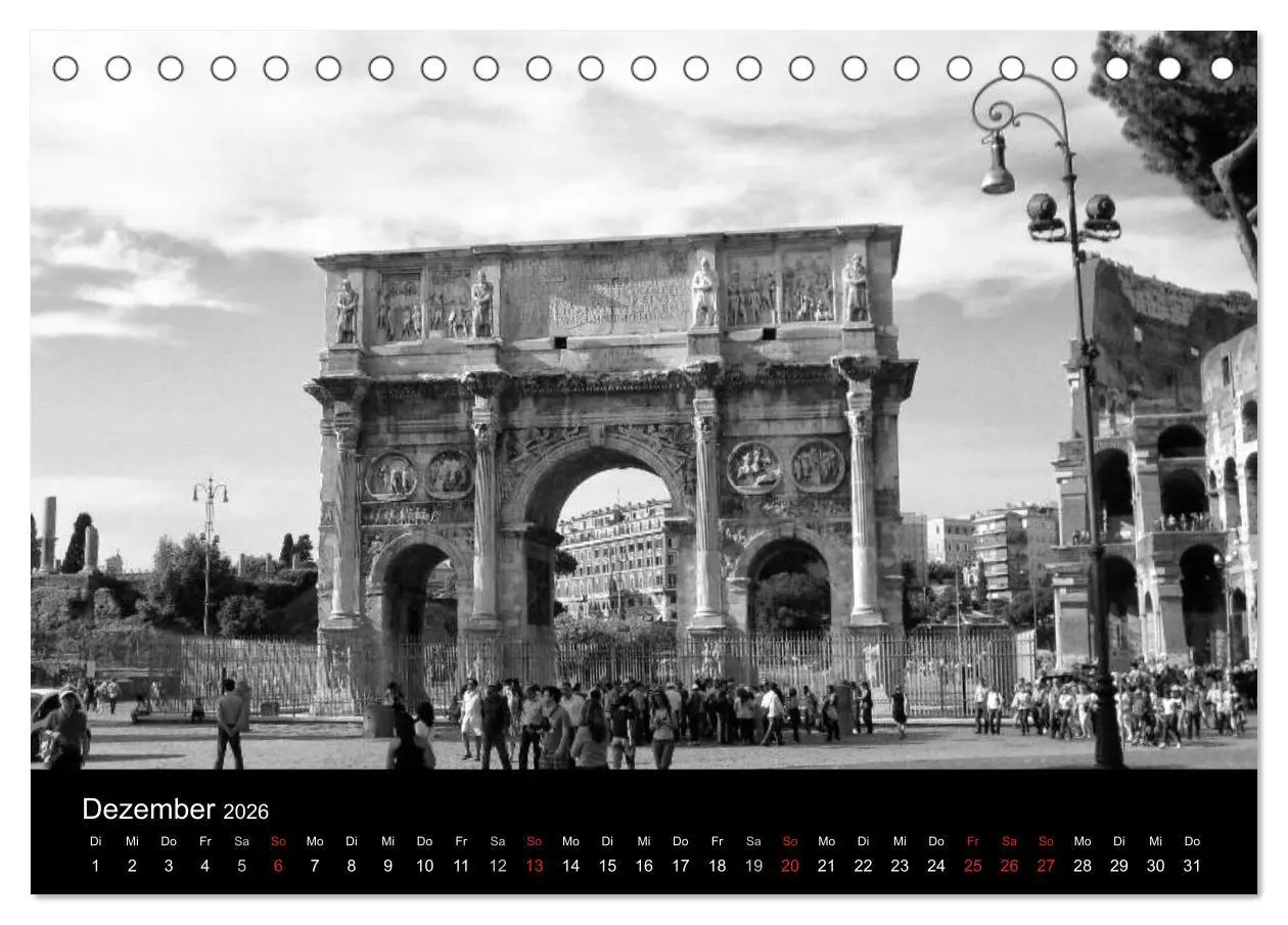 Bild: 9783516205138 | Metropole Rom (Tischkalender 2026 DIN A5 quer), CALVENDO...
