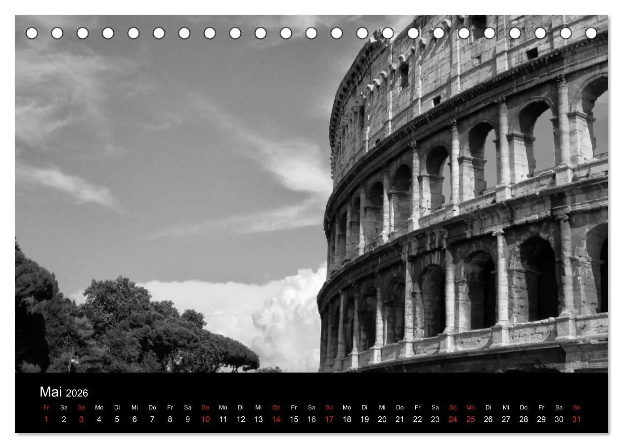 Bild: 9783516205138 | Metropole Rom (Tischkalender 2026 DIN A5 quer), CALVENDO...