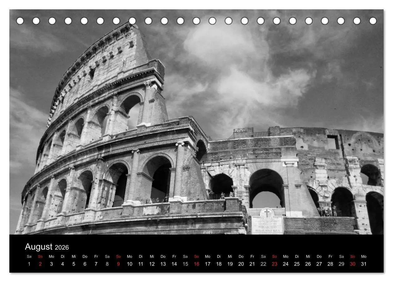 Bild: 9783516205138 | Metropole Rom (Tischkalender 2026 DIN A5 quer), CALVENDO...