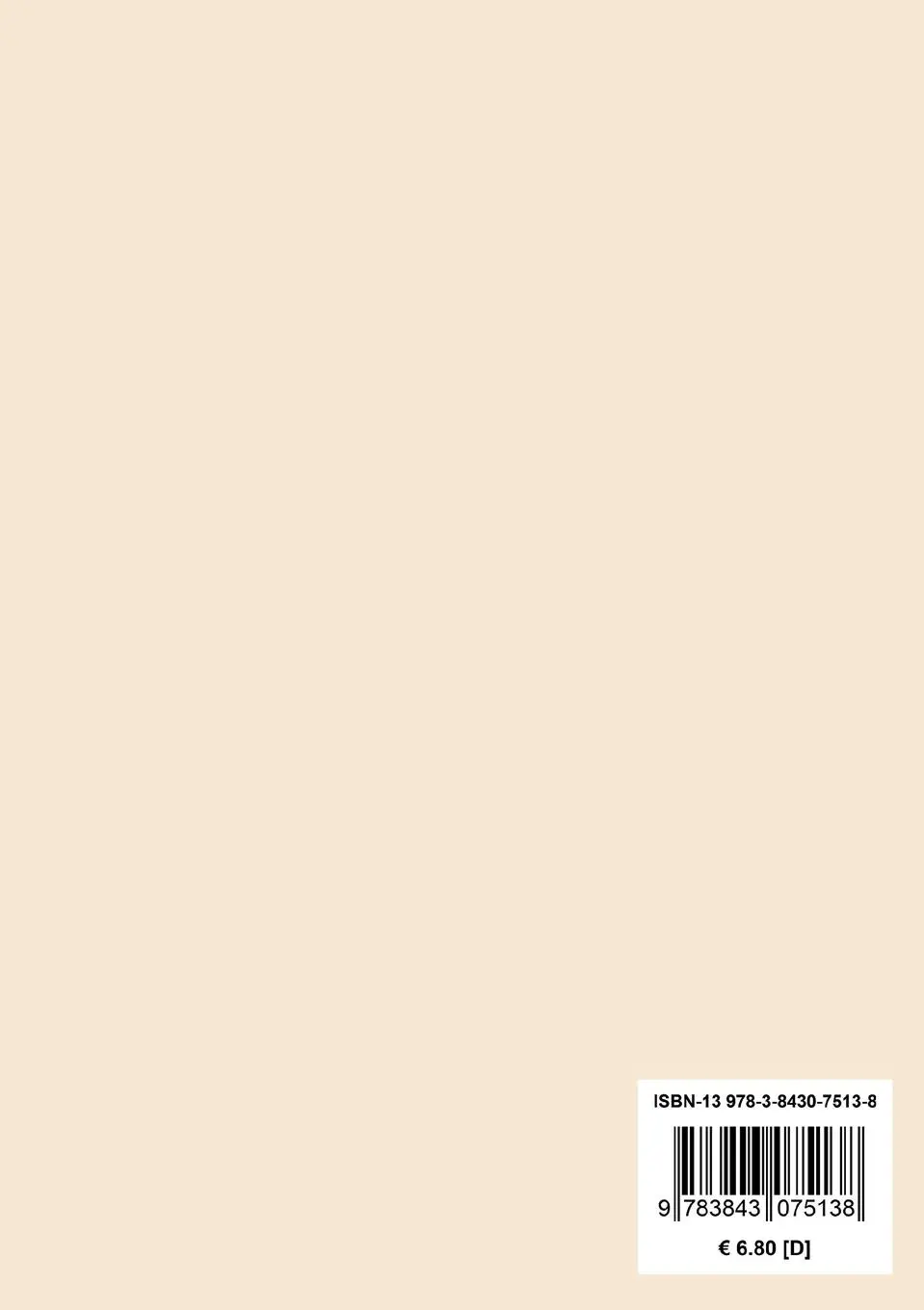 Rückseite: 9783843075138 | Die Ahnfrau | Trauerspiel in fünf Aufzügen | Franz Grillparzer | Buch