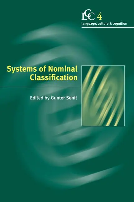 Cover: 9780521065238 | Systems of Nominal Classification | Gunter Senft (u. a.) | Taschenbuch