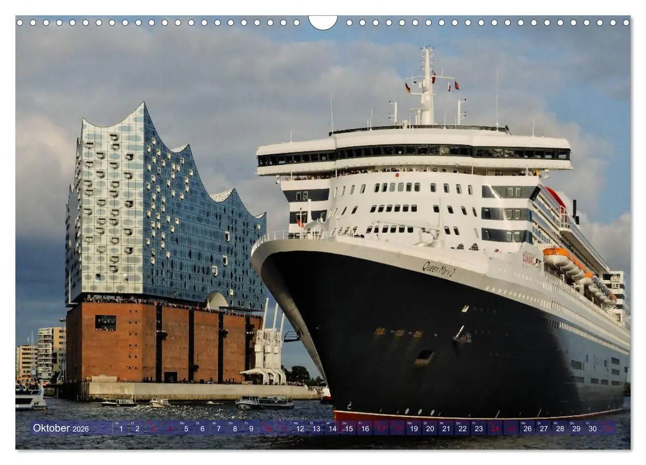 Bild: 9783457895238 | Kreuzfahrtschiffe zu Gast in Hamburg (Wandkalender 2026 DIN A3...