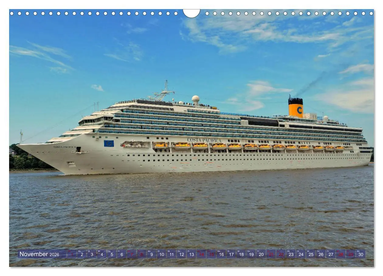 Bild: 9783457895238 | Kreuzfahrtschiffe zu Gast in Hamburg (Wandkalender 2026 DIN A3...