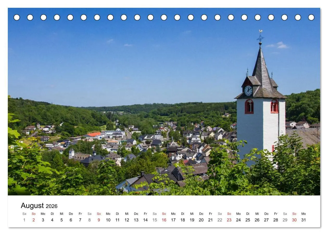 Bild: 9783516055238 | Der Westerwald (Tischkalender 2026 DIN A5 quer), CALVENDO...