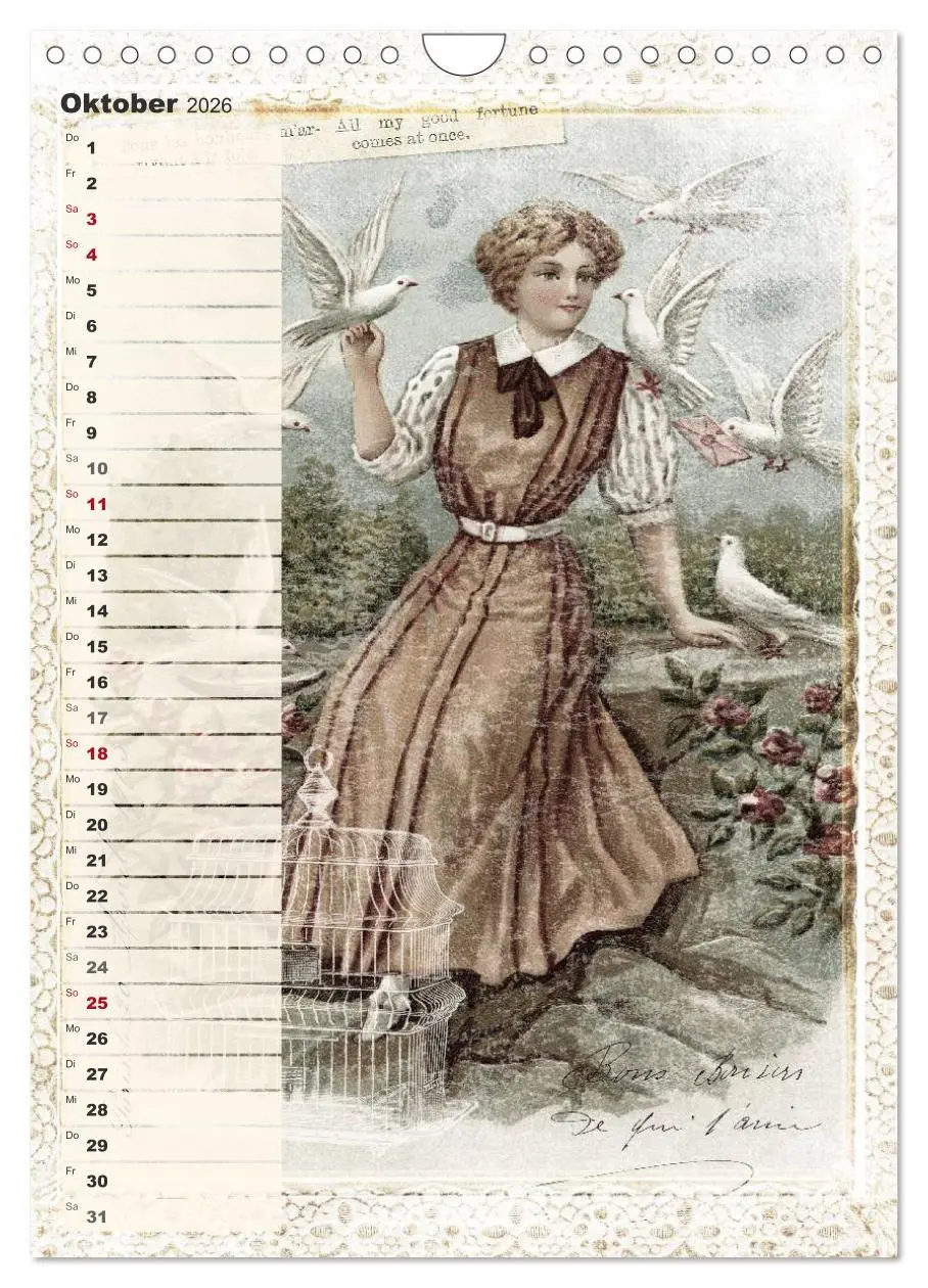Bild: 9783516435238 | Vintage Welten (Wandkalender 2026 DIN A4 hoch), CALVENDO...