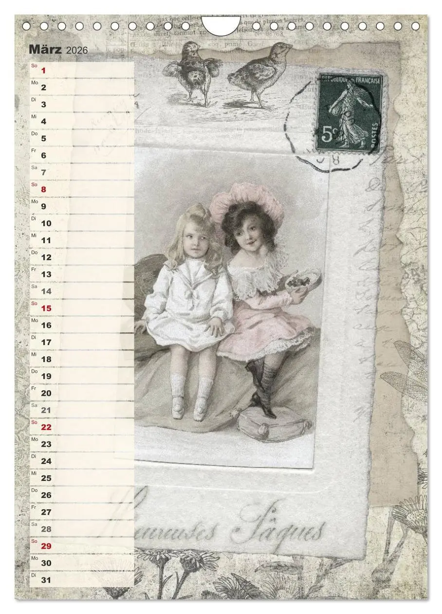 Bild: 9783516435238 | Vintage Welten (Wandkalender 2026 DIN A4 hoch), CALVENDO...