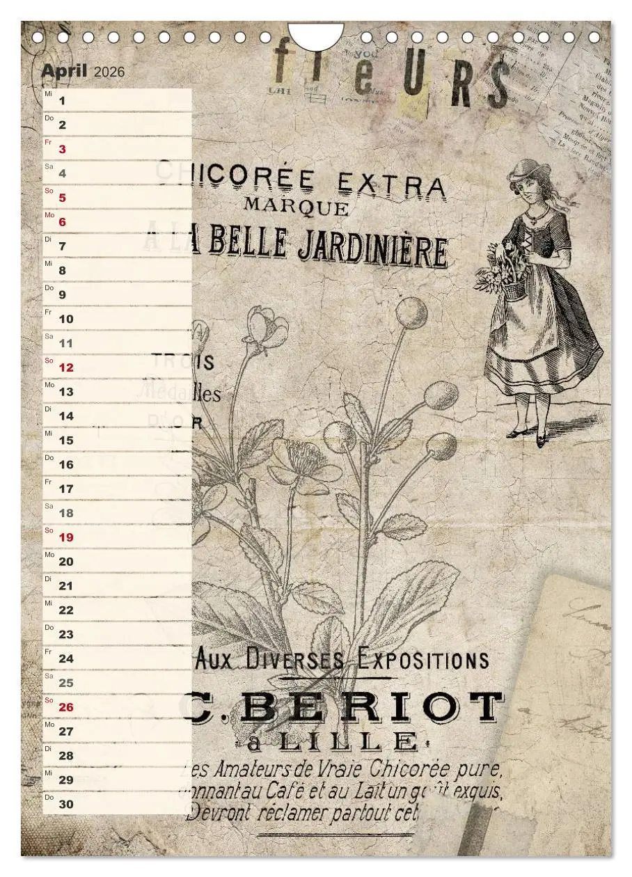 Bild: 9783516435238 | Vintage Welten (Wandkalender 2026 DIN A4 hoch), CALVENDO...