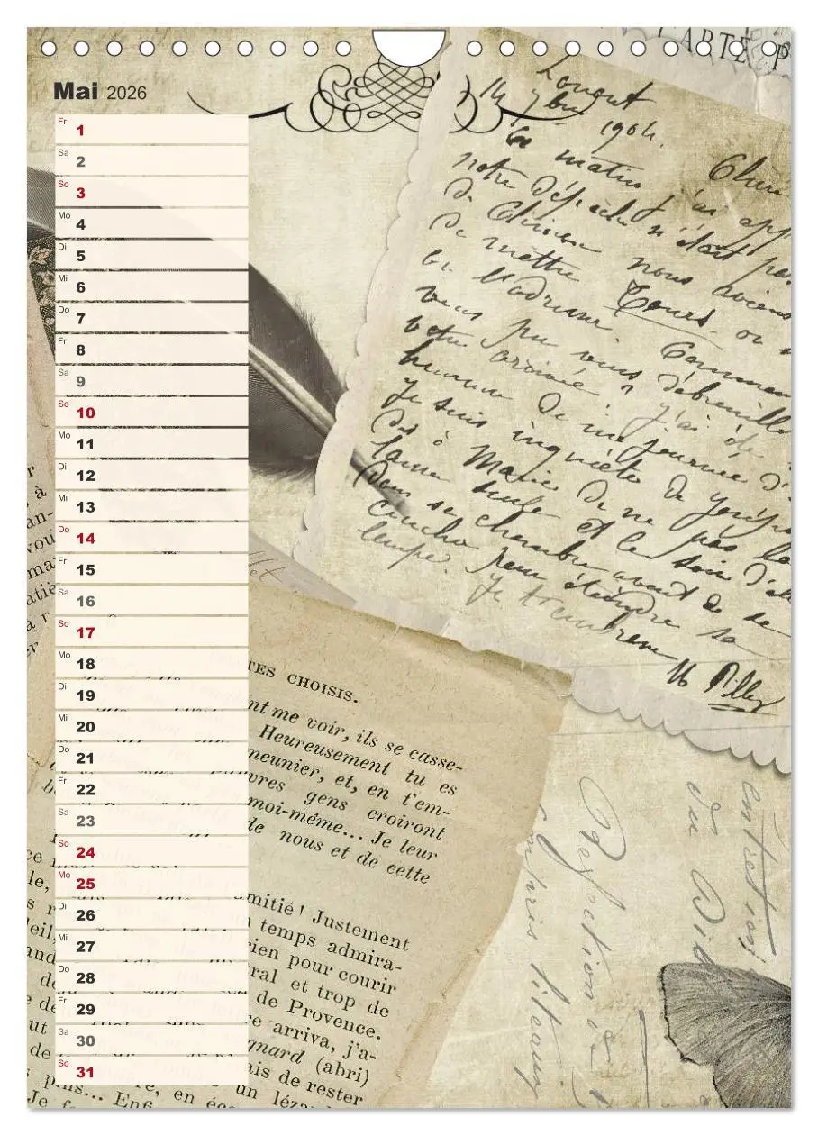 Bild: 9783516435238 | Vintage Welten (Wandkalender 2026 DIN A4 hoch), CALVENDO...