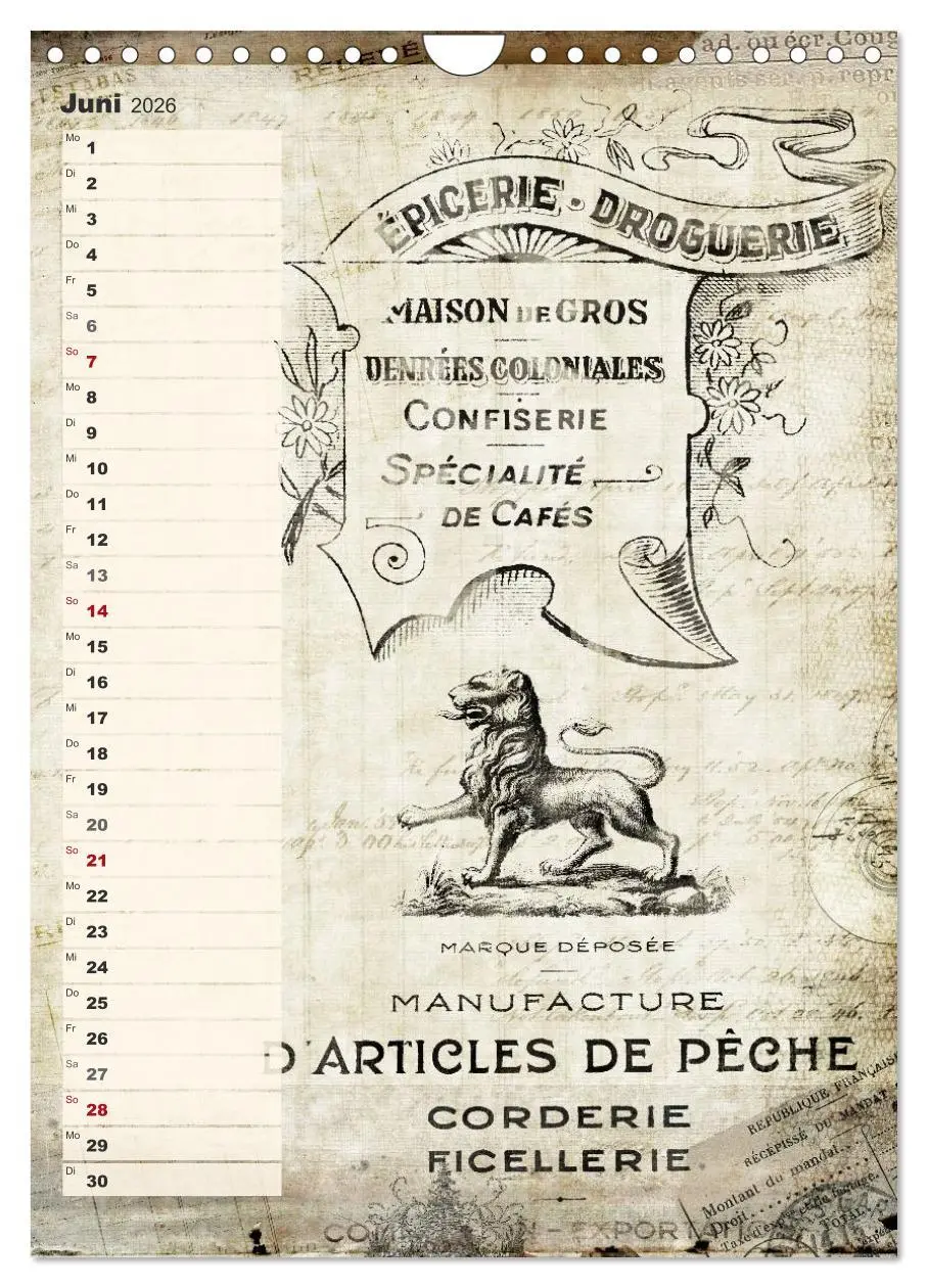 Bild: 9783516435238 | Vintage Welten (Wandkalender 2026 DIN A4 hoch), CALVENDO...