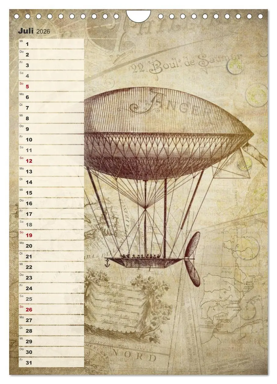 Bild: 9783516435238 | Vintage Welten (Wandkalender 2026 DIN A4 hoch), CALVENDO...
