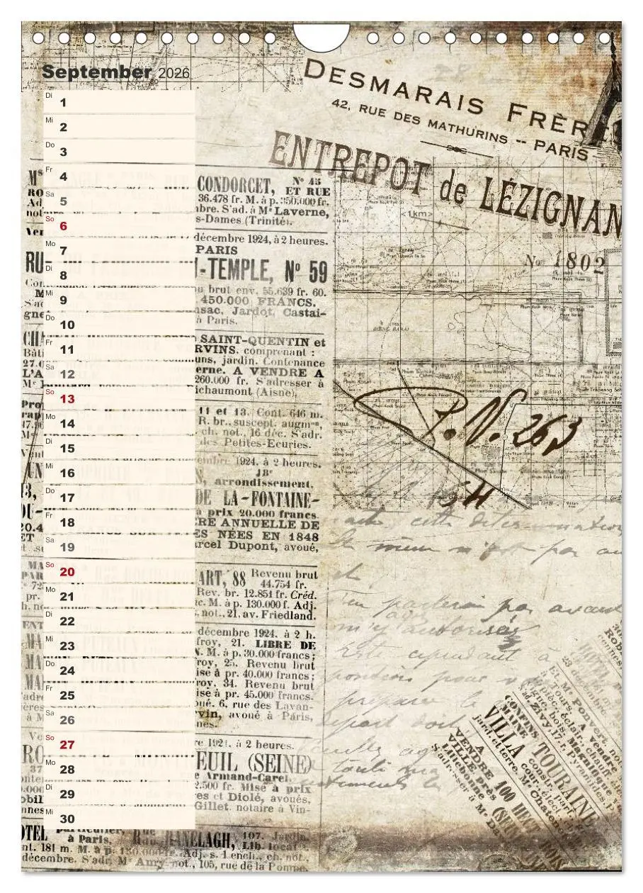 Bild: 9783516435238 | Vintage Welten (Wandkalender 2026 DIN A4 hoch), CALVENDO...