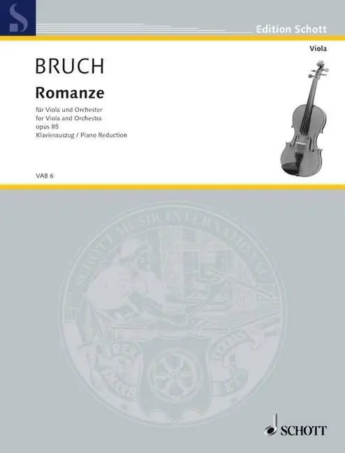 Cover: 9783795795238 | ROMANZE F-DUR OP 85 | Max Bruch | Buch | 20 S. | Deutsch | 1984
