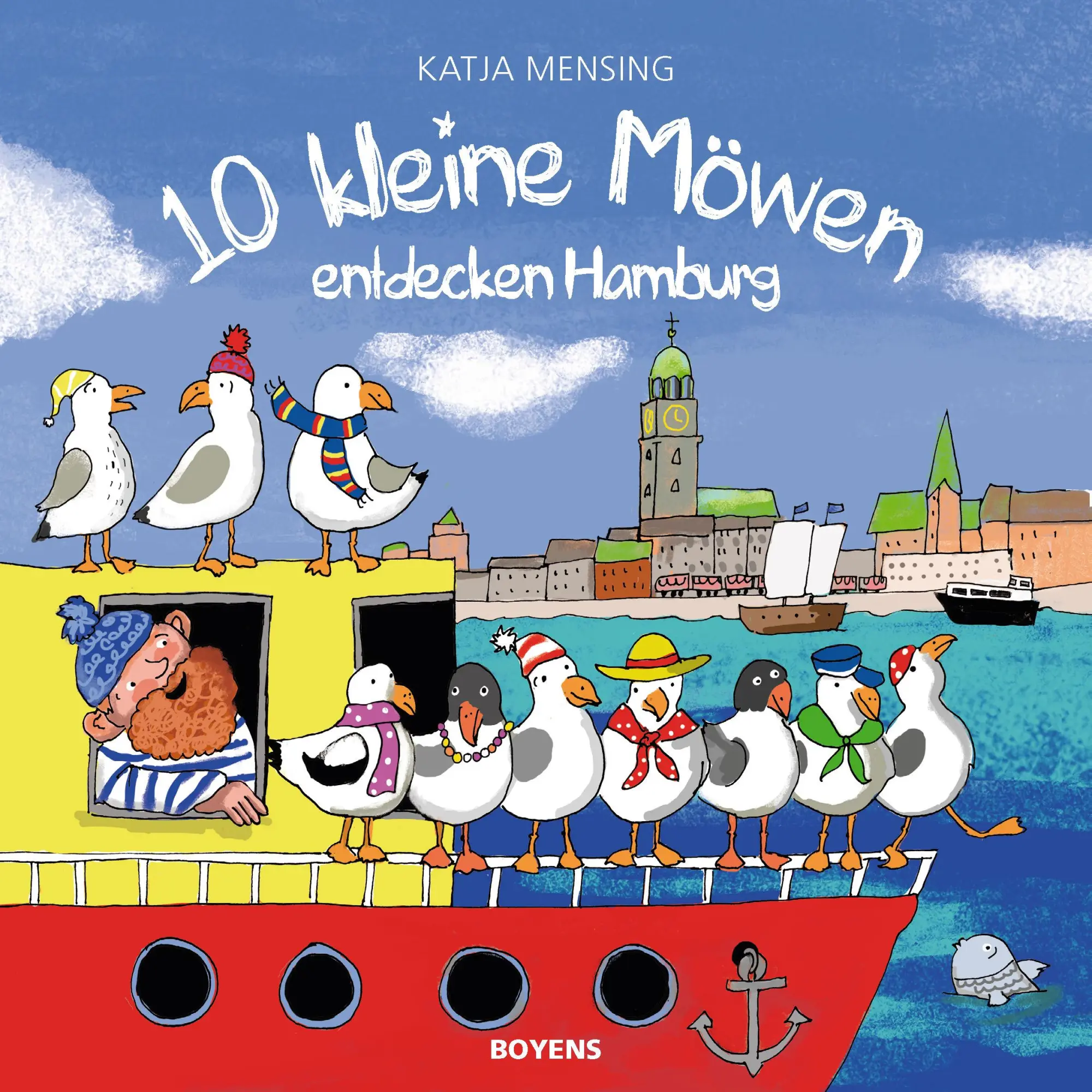 Cover: 9783804215238 | 10 kleine Möwen entdecken Hamburg | Katja Mensing | Buch | 28 S.