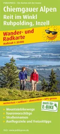 Cover: 9783961325238 | Chiemgauer Alpen. Wander- und Radkarte 1 : 35 000 | (Land-)Karte