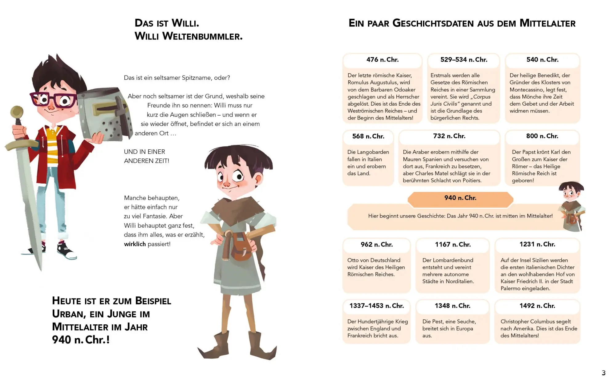 Bild: 9788863125238 | Willi Weltenbummler: Ein Tag im Mittelalter | Jacopo Olivieri | Buch