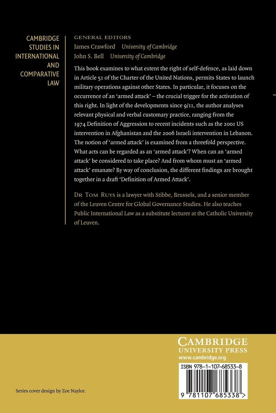 Rückseite: 9781107685338 | 'Armed Attack' and Article 51 of the Un Charter | Tom Ruys | Buch