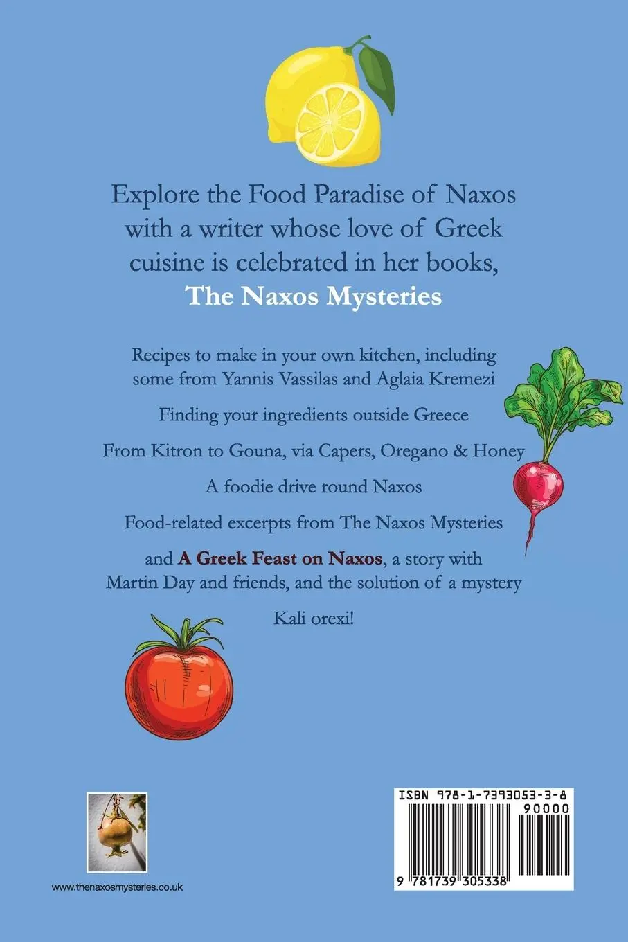 Rückseite: 9781739305338 | A Greek Feast on Naxos | Vanessa Gordon | Taschenbuch | Englisch