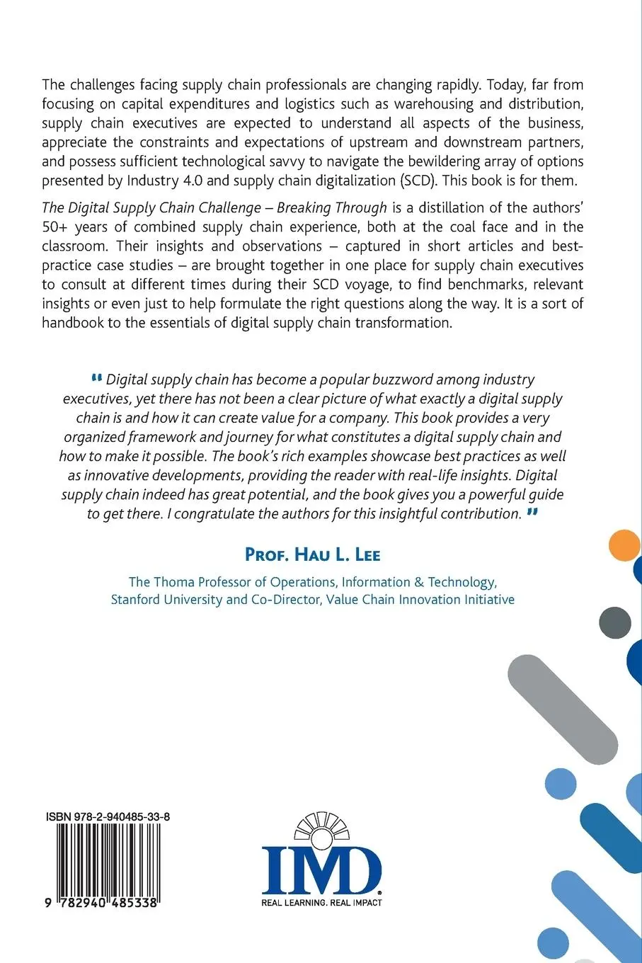 Rückseite: 9782940485338 | The Digital Supply Chain Challenge | Breaking Through | Taschenbuch