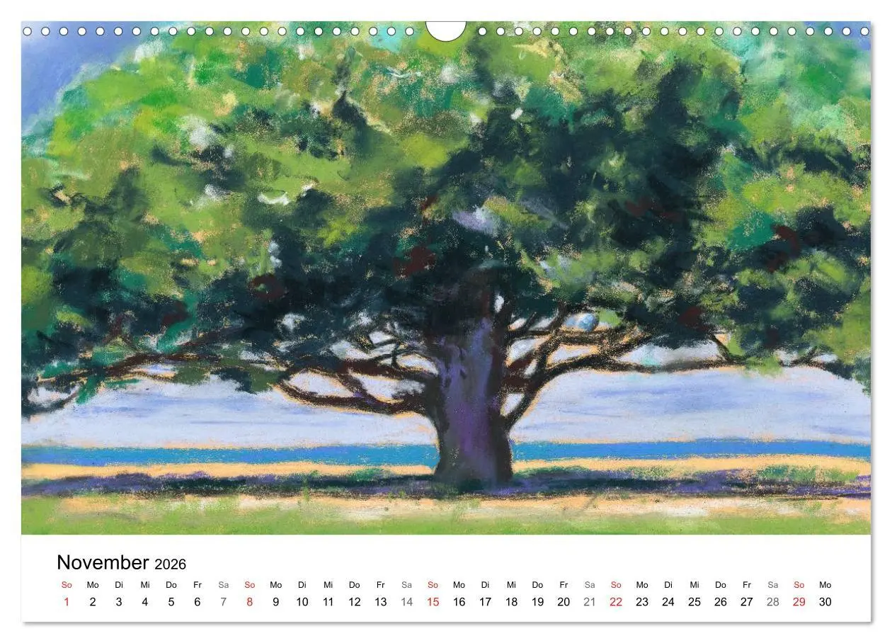 Bild: 9783457955338 | Das Meer in Pastellkreide (Wandkalender 2026 DIN A3 quer), CALVENDO...